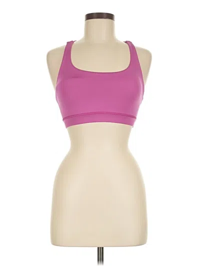 Pre-owned Lululemon Athletica Sports Bra In Pink