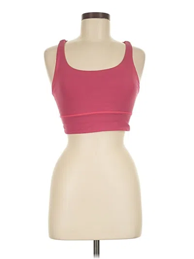 Pre-owned Lululemon Athletica Sports Bra In Pink