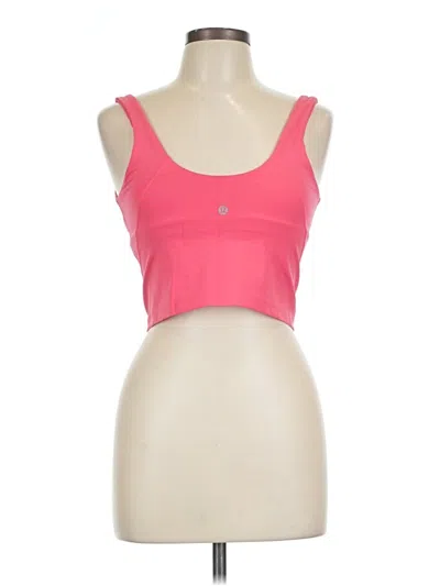 Pre-owned Lululemon Athletica Sports Bra In Pink