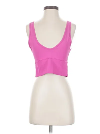 Pre-owned Lululemon Athletica Sports Bra In Pink
