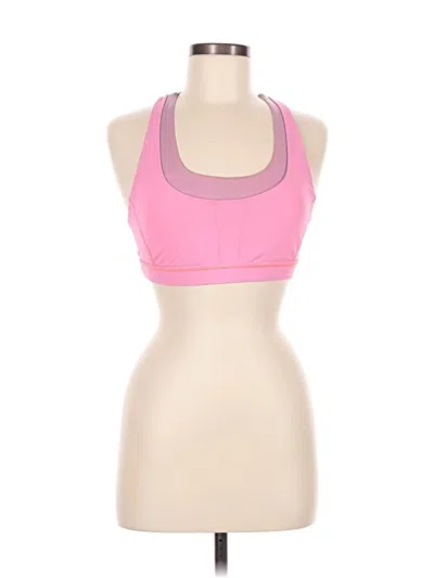 Pre-owned Lululemon Athletica Sports Bra In Pink
