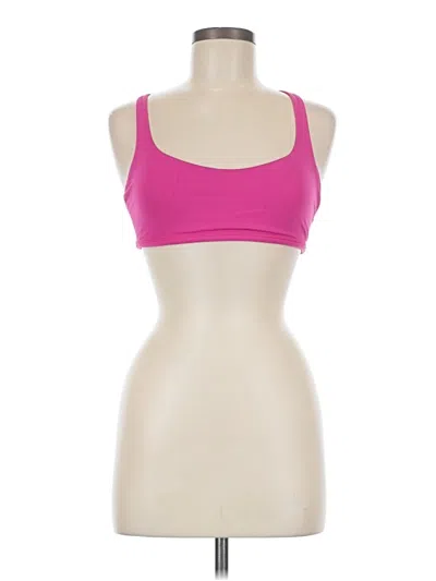Pre-owned Lululemon Athletica Sports Bra In Pink