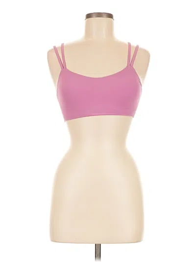 Pre-owned Lululemon Athletica Sports Bra In Pink