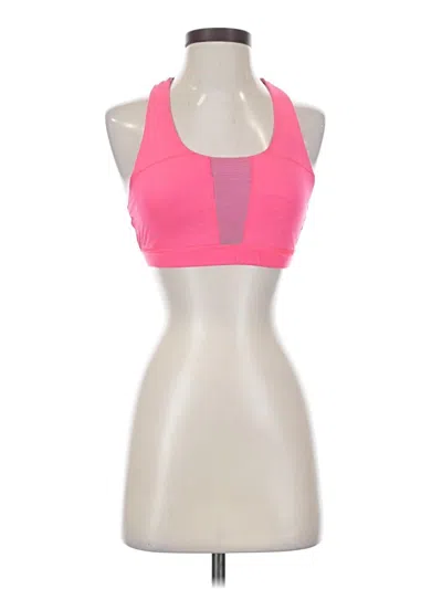 Pre-owned Lululemon Athletica Sports Bra In Pink