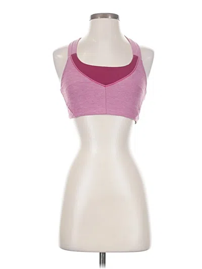 Pre-owned Lululemon Athletica Sports Bra In Pink