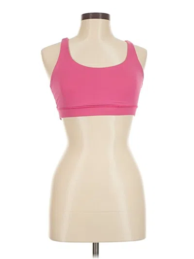 Pre-owned Lululemon Athletica Sports Bra In Pink