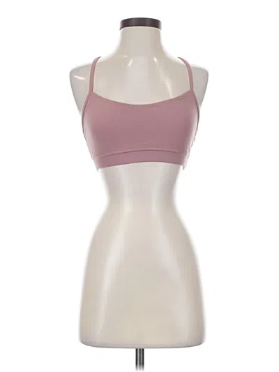 Pre-owned Lululemon Athletica Sports Bra In Pink