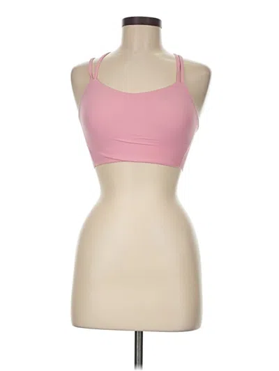 Pre-owned Lululemon Athletica Sports Bra In Pink