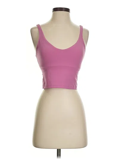 Pre-owned Lululemon Athletica Sports Bra In Pink