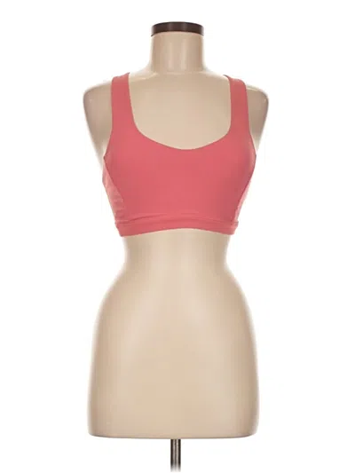 Pre-owned Lululemon Athletica Sports Bra In Pink