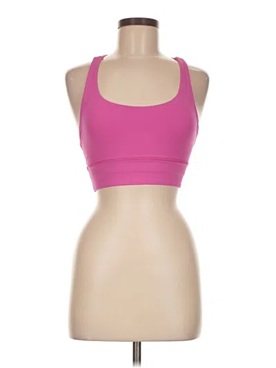 Pre-owned Lululemon Athletica Sports Bra In Pink