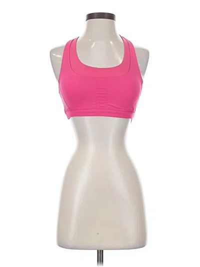 Pre-owned Lululemon Athletica Sports Bra In Pink