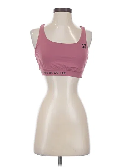 Pre-owned Lululemon Athletica Sports Bra In Pink