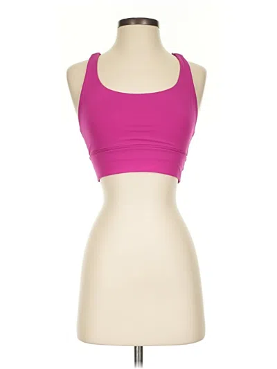 Pre-owned Lululemon Athletica Sports Bra In Pink