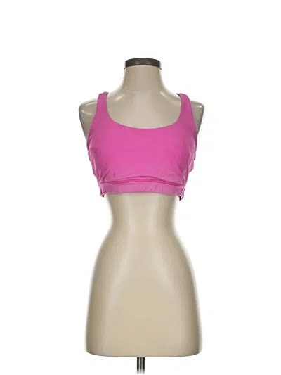 Pre-owned Lululemon Athletica Sports Bra In Pink