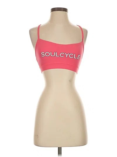 Pre-owned Lululemon Athletica Sports Bra In Pink