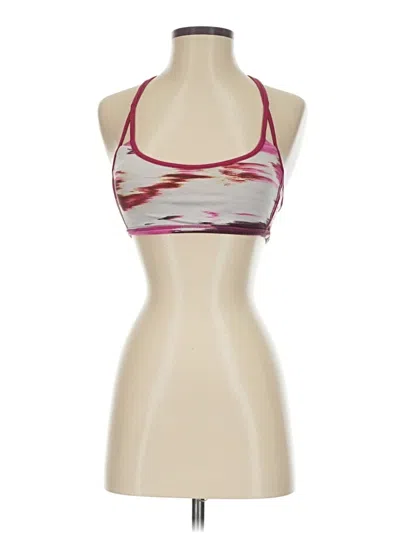 Pre-owned Lululemon Athletica Sports Bra In Pink