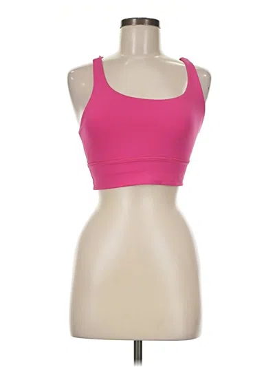 Pre-owned Lululemon Athletica Sports Bra In Pink