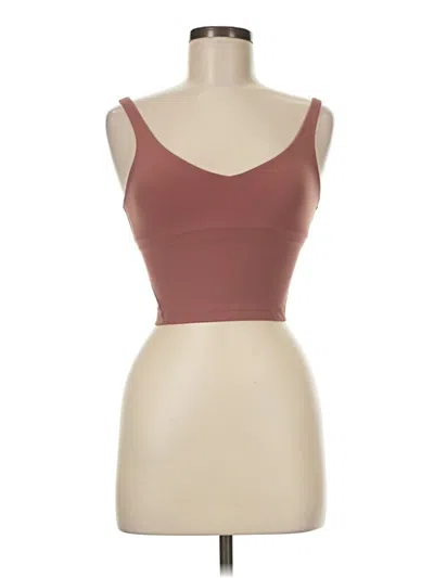 Pre-owned Lululemon Athletica Sports Bra In Pink