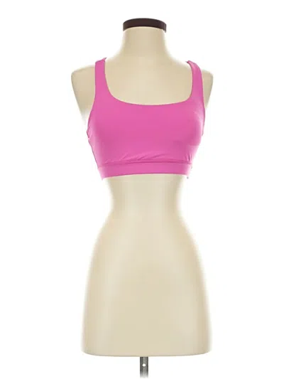 Pre-owned Lululemon Athletica Sports Bra In Pink