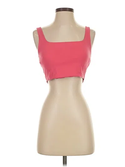 Pre-owned Lululemon Athletica Sports Bra In Pink