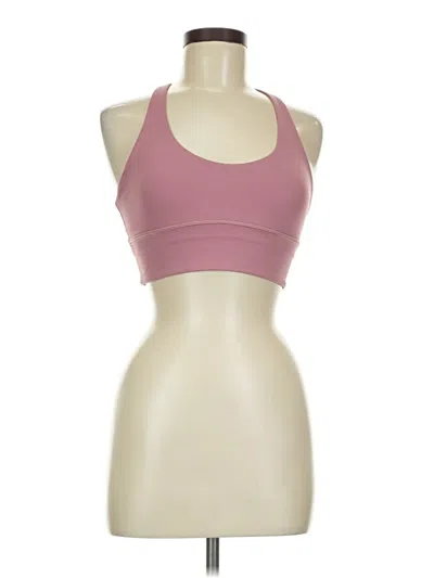 Pre-owned Lululemon Athletica Sports Bra In Pink