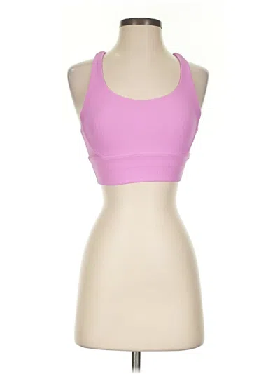 Pre-owned Lululemon Athletica Sports Bra In Pink