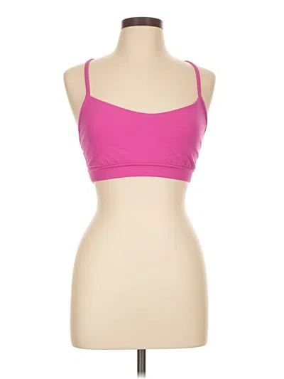 Pre-owned Lululemon Athletica Sports Bra In Pink