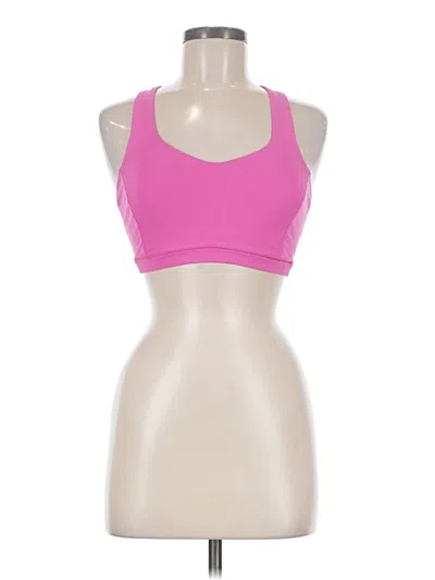 Pre-owned Lululemon Athletica Sports Bra In Pink