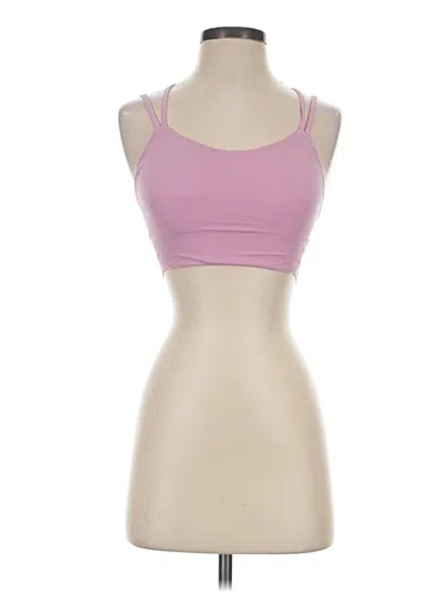 Pre-owned Lululemon Athletica Sports Bra In Pink