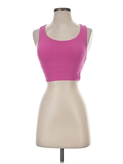 Pre-owned Lululemon Athletica Sports Bra In Pink