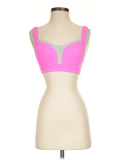 Pre-owned Lululemon Athletica Sports Bra In Pink