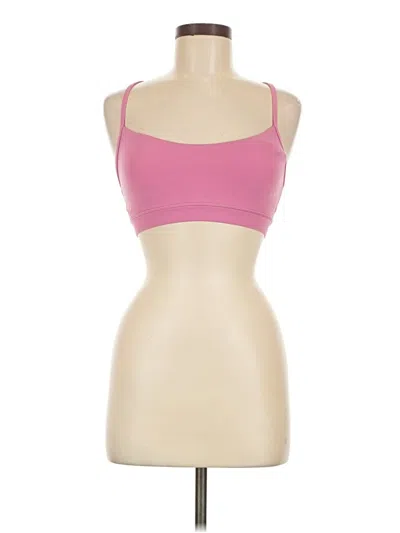 Pre-owned Lululemon Athletica Sports Bra In Pink