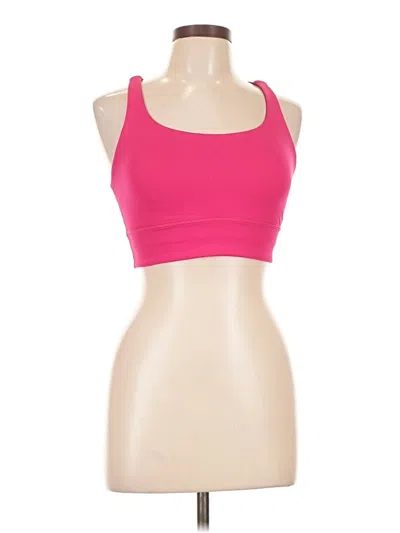 Pre-owned Lululemon Athletica Sports Bra In Pink