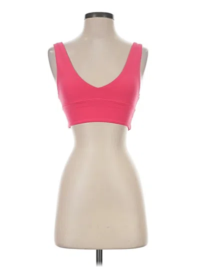 Pre-owned Lululemon Athletica Sports Bra In Pink