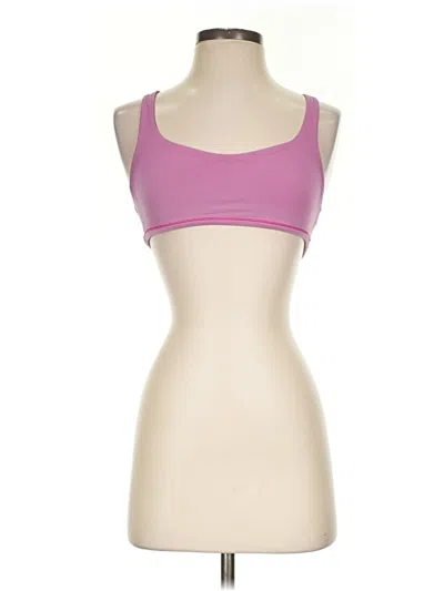 Pre-owned Lululemon Athletica Sports Bra In Pink