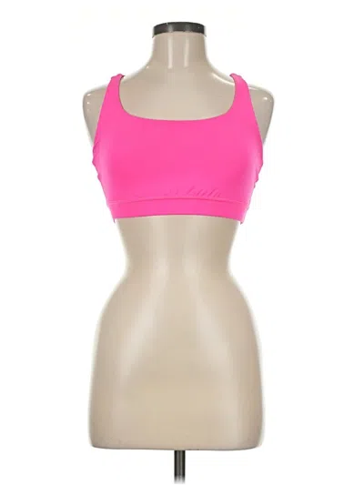 Pre-owned Lululemon Athletica Sports Bra In Pink