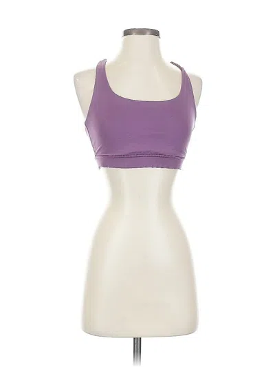 Pre-owned Lululemon Athletica Sports Bra In Purple