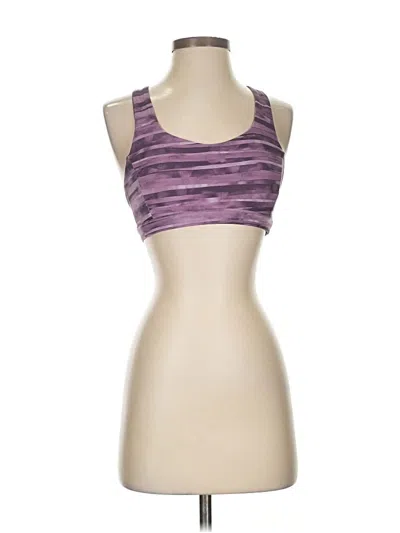 Pre-owned Lululemon Athletica Sports Bra In Purple