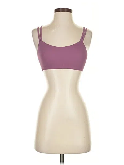 Pre-owned Lululemon Athletica Sports Bra In Purple