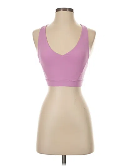 Pre-owned Lululemon Athletica Sports Bra In Purple
