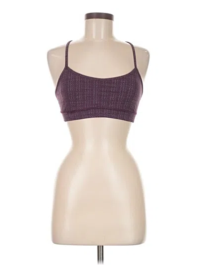 Pre-owned Lululemon Athletica Sports Bra In Purple