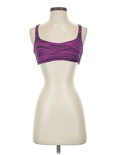 Pre-owned Lululemon Athletica Sports Bra In Purple