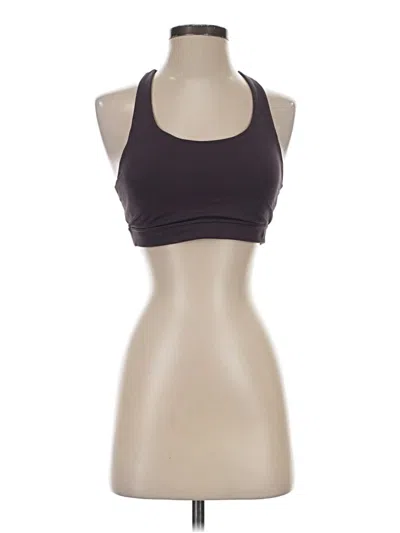 Pre-owned Lululemon Athletica Sports Bra In Purple