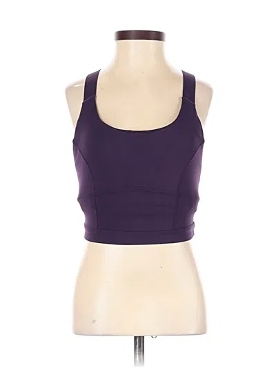 Pre-owned Lululemon Athletica Sports Bra In Purple