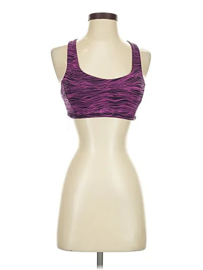 Pre-owned Lululemon Athletica Sports Bra In Purple