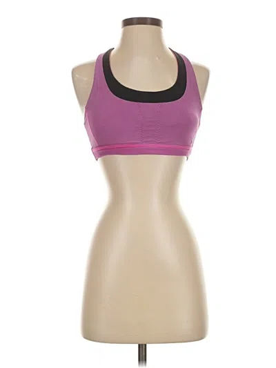 Pre-owned Lululemon Athletica Sports Bra In Purple