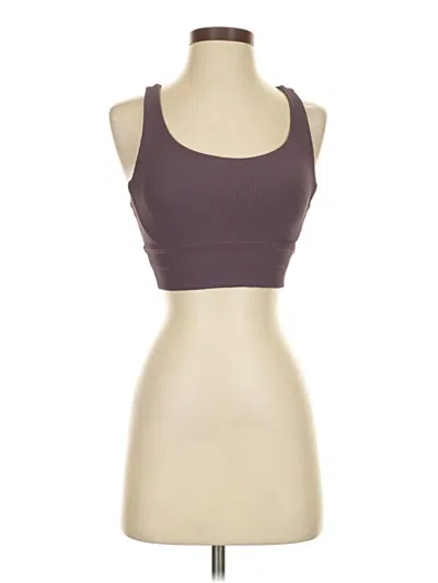 Pre-owned Lululemon Athletica Sports Bra In Purple