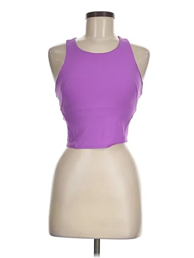 Pre-owned Lululemon Athletica Sports Bra In Purple