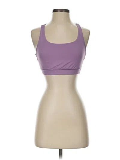 Pre-owned Lululemon Athletica Sports Bra In Purple
